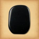 Black Obsidian Pocket Stone - GMP-210