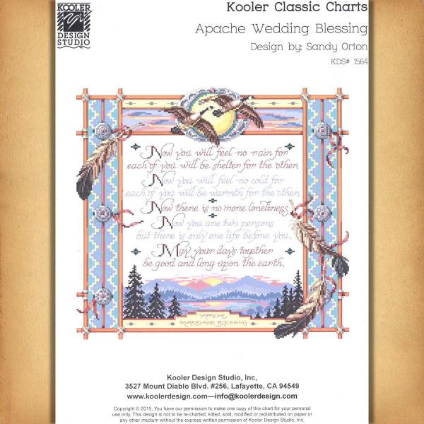 Apache Wedding Blessing Cross Stitch Pattern - *Clearance* - SIX-107 picture