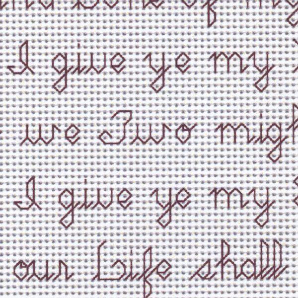 Handfasting Keepsake Cross Stitch Pattern - SIA-998 picture