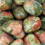 Tumbled Unakite Gemstones - CRY-UNA