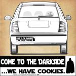 "Come to the Darkside&hellip;" Bumper Sticker - BMP-620