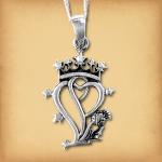 Silver Thistle Luckenbooth Pendant - PSS-538