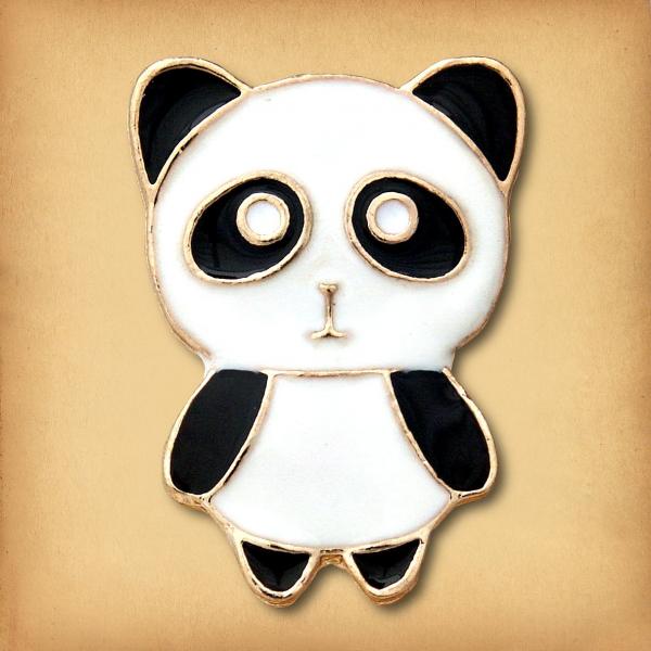 Cute Panda Enamel Pin - PIN-100