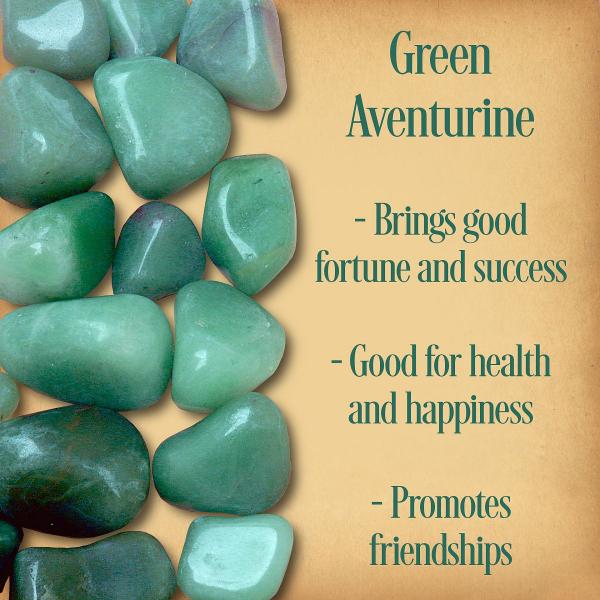 Green Aventurine Tumbled Gemstones - CRY-AVE picture