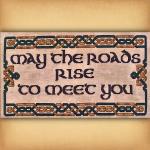 "May the Roads Rise to Meet You" Cross Stitch Pattern - SWW-461