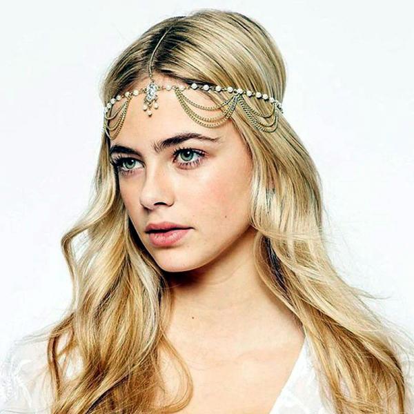 Pearl Loop Fantasy Headpiece - TIK-A130 picture