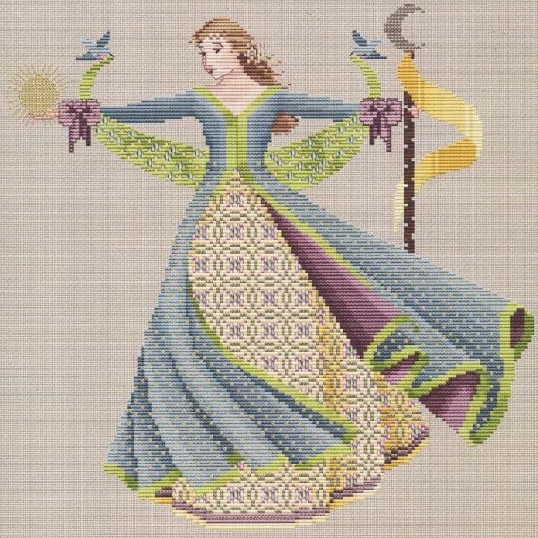 Dance of the Summer Solstice Cross Stitch Pattern - SWW-411