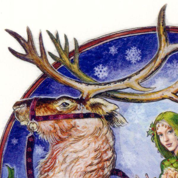 Bright Blessings Yule Card - CRD-BY11 picture