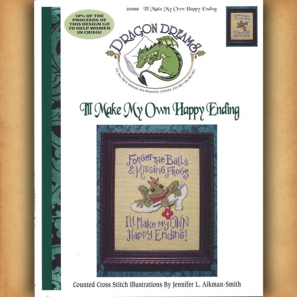 "I'll Make My Own Happy Ending" Cross Stitch Pattern - SDD-088 picture