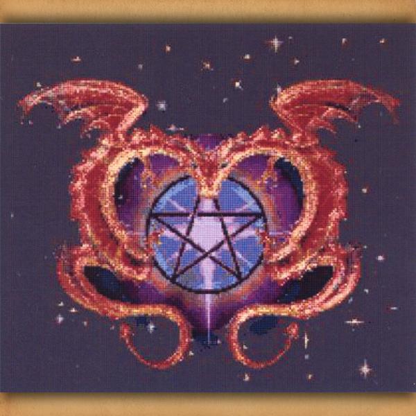 Dragon Love Cross Stitch Pattern - SIW-682