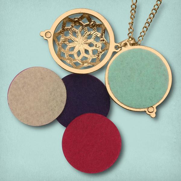 Spiral Star Aromatherapy Locket - Bronze Tone - PBM-AT3-B picture