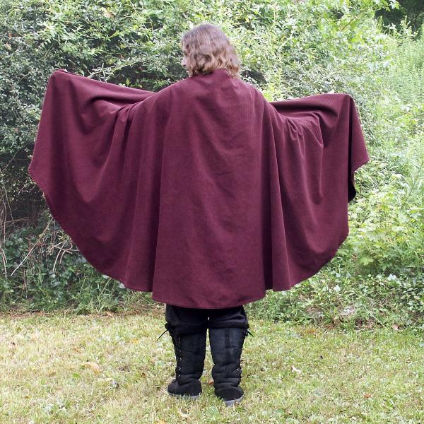 Plum Half Circle Cloak - CLK-117 picture