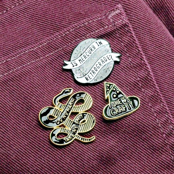 Mercury Retrograde Enamel Pin - PIN-176 picture