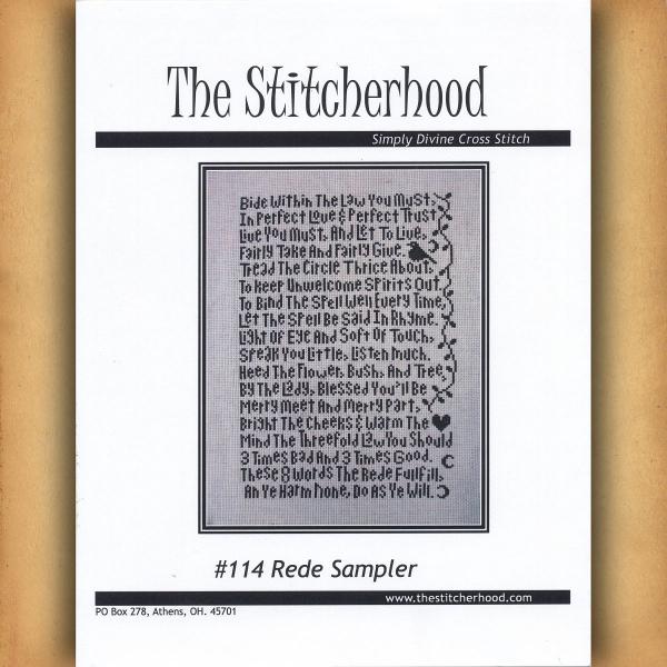 Rede Sampler Cross Stitch Pattern - SIS-114 picture