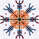 Aegishjalmr, Viking Rune Cross Stitch Pattern - SIA-061