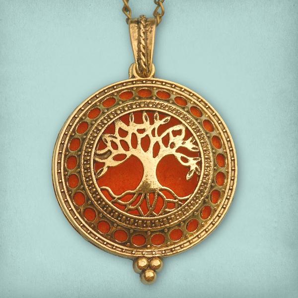 Tree of Life Aromatherapy Locket - Bronze Tone - PBM-AT1-B picture