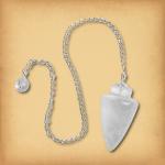 Polished Clear Quartz Divination Pendulum - DIV-102