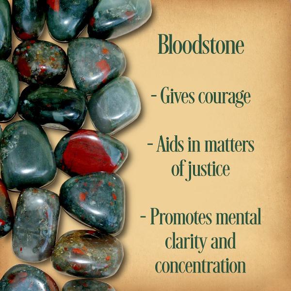 Bloodstone Tumbled Gemstones - CRY-BLD picture
