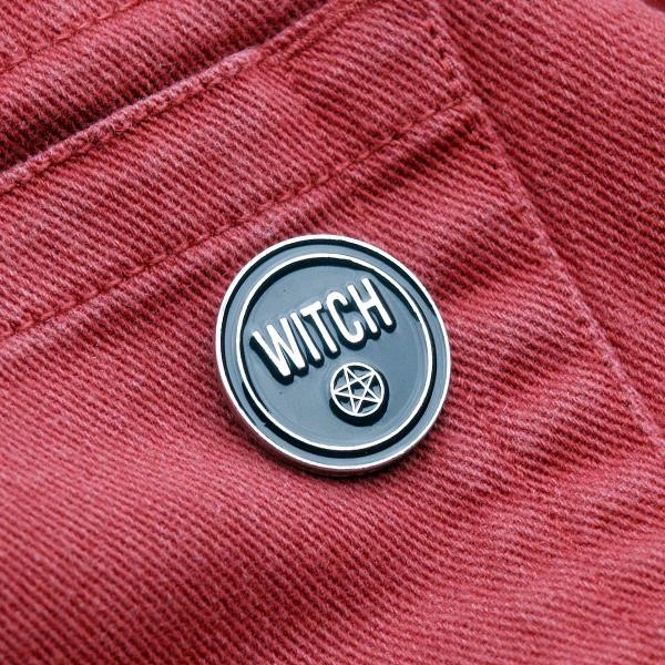 "Witch" Enamel Pin - PIN-008 picture