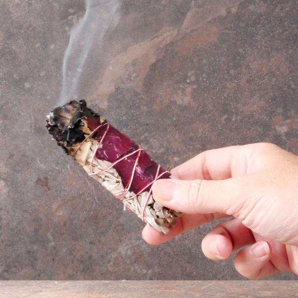 Sage and Rose Smudge Bundle - HRB-120 picture