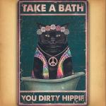 Dirty Hippie Tin Sign - TIN-A045