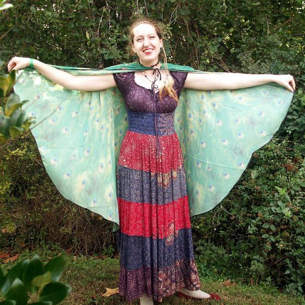 Peacock Feather Fairy Wings - WNG-PEA picture