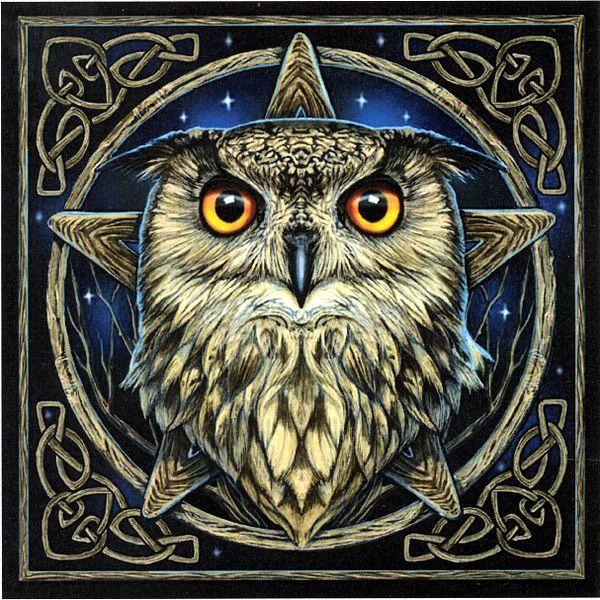 "Wise One" Owl Cross Stitch Pattern - SHP-136 picture