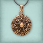 Bronze Viking Shield Pendant - *Clearance* - PBZ-300