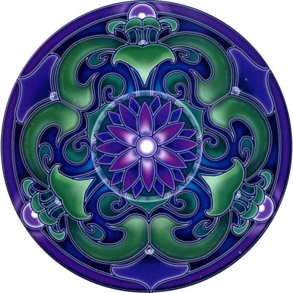 Nouveau Lotus Window Sticker - WST-S34