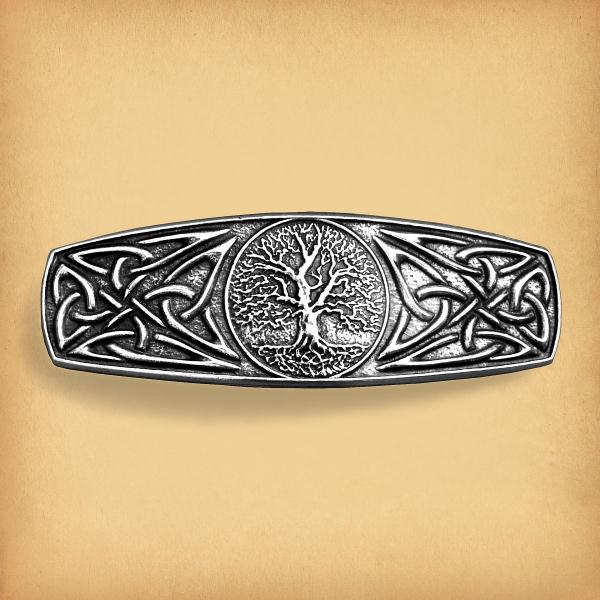 Celtic World Tree Barrette - HAR-PB11 picture