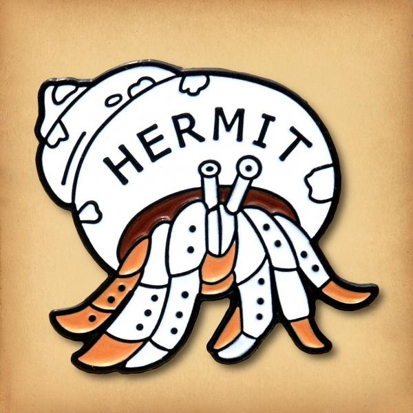 Hermit Crab Enamel Pin - PIN-074 picture