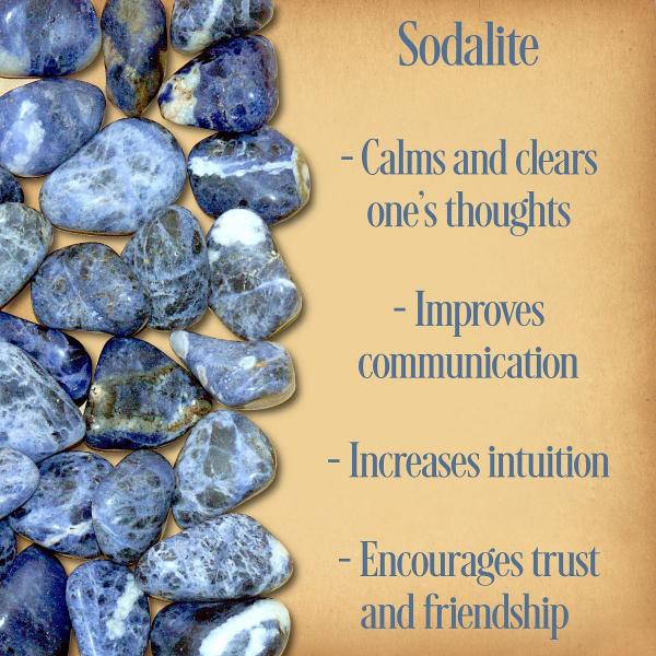 Sodalite Tumbled Gemstones - CRY-SOD picture