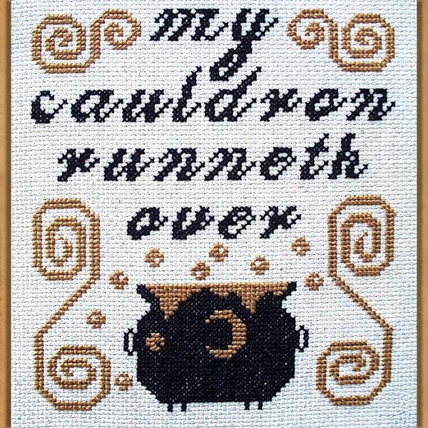 "My Cauldron" Cross Stitch Pattern - SIS-076 picture