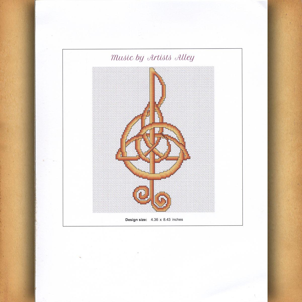 Music Cross Stitch Pattern - SIA-064 picture