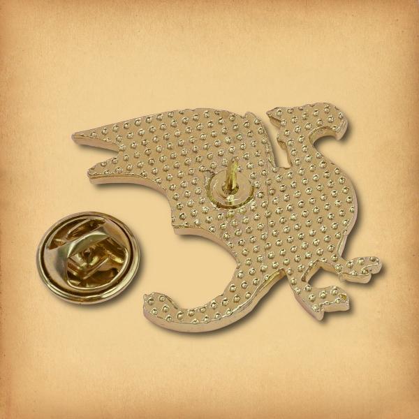 Brown Dragon Enamel Pin - PIN-184 picture