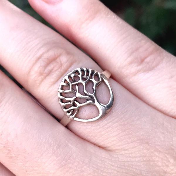 Silver Tree Ring - RSS-2740 picture