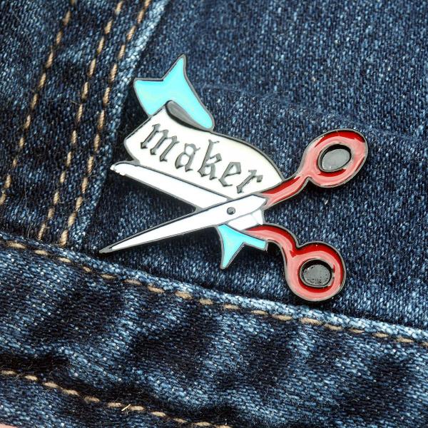 "Maker" Enamel Pin - PIN-152 picture