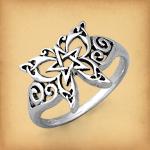 Silver Celtic Butterfly Ring - RSS-337