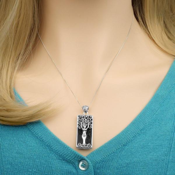 Silver Dryad Aromatherapy Pendant - PSS-G200 picture