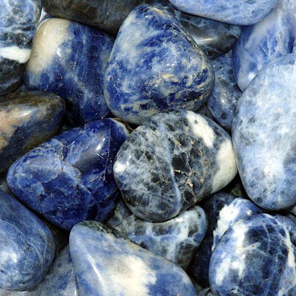 Sodalite Tumbled Gemstones - CRY-SOD