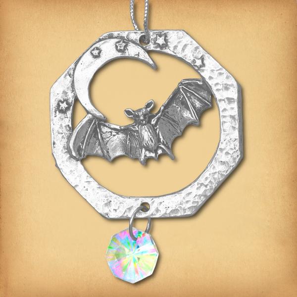 Bat Pewter Suncatcher - PEW-6077