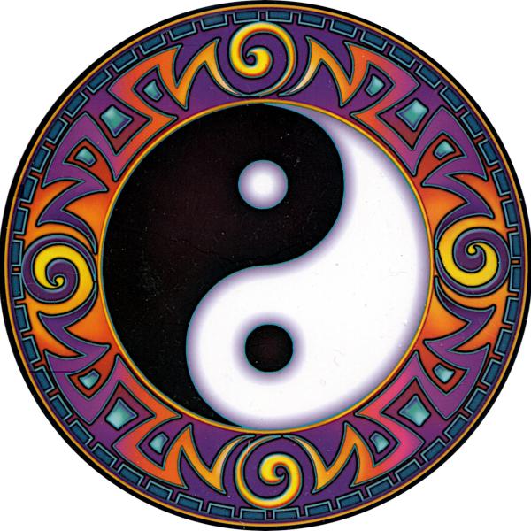 Yin Yang Window Sticker - WST-S44
