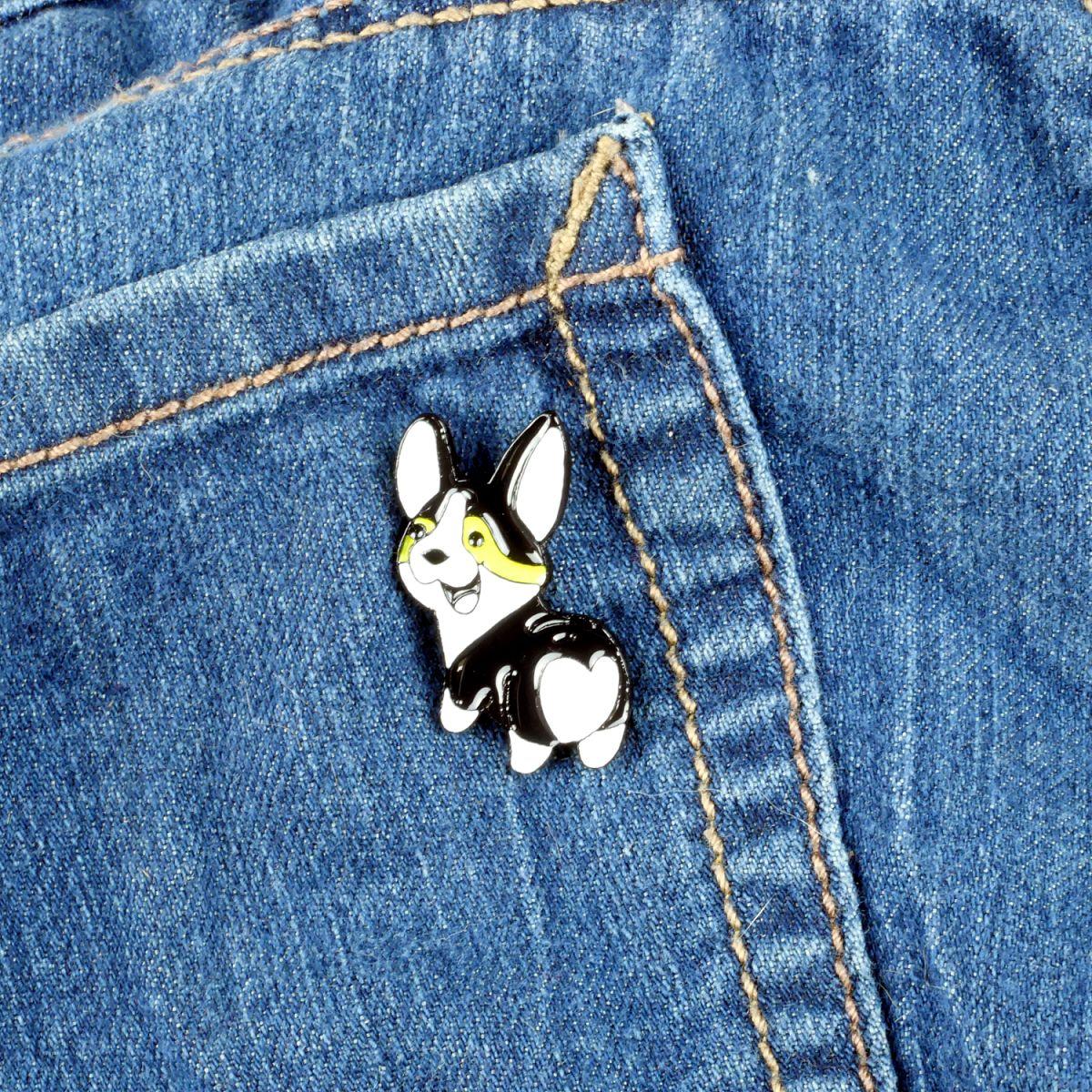 Corgi Butt Enamel Pin - PIN-116 picture