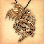 Bronze Dragon Pendant - PBZ-332