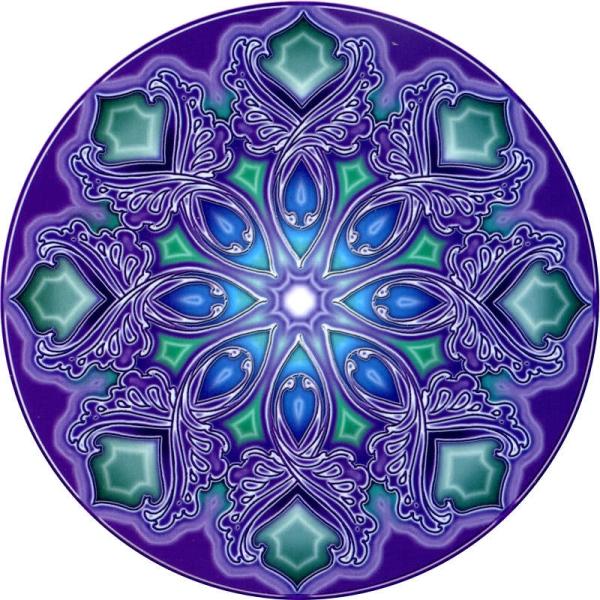 Nirvana Mandala Window Sticker - WST-S35