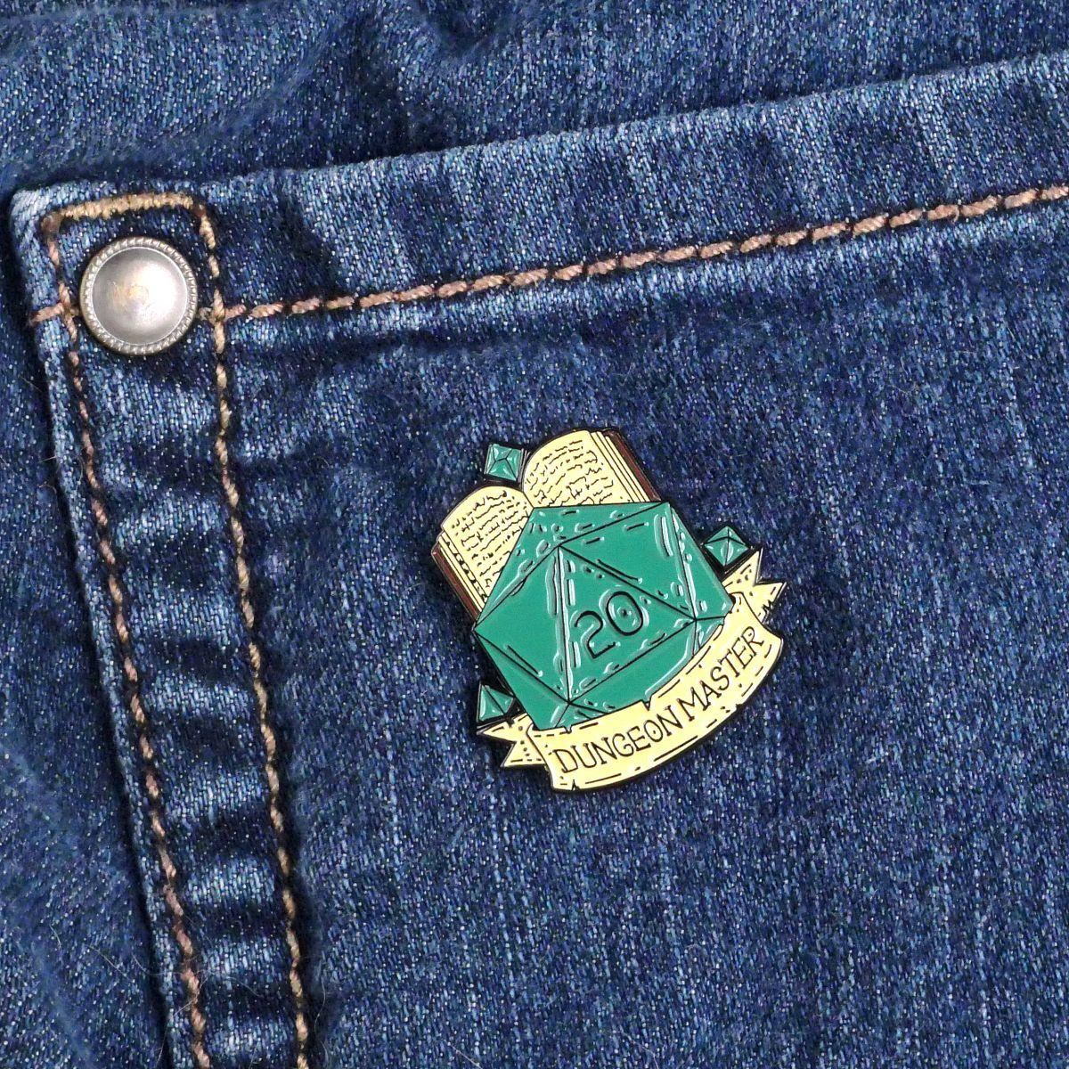 Dungeon Master d20 Enamel Pin - PIN-168 picture