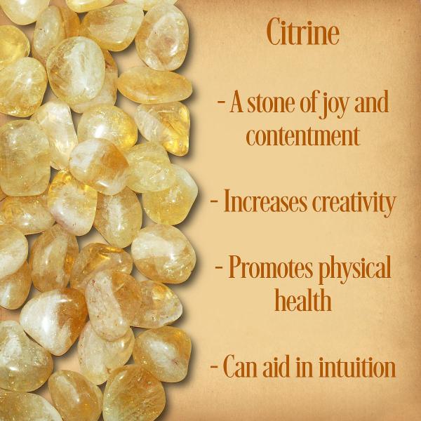 Citrine Tumbled Gemstones - CRY-CIT picture