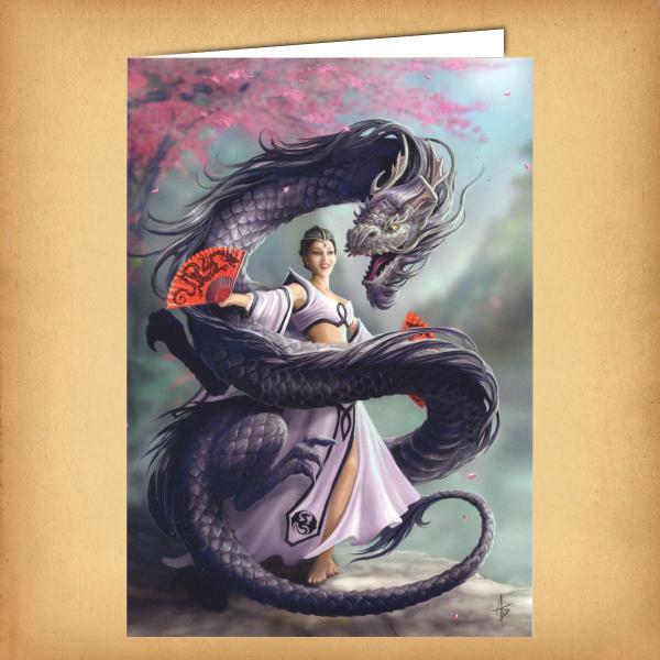 Dragon Dancer Greeting Card - CRD-AN63