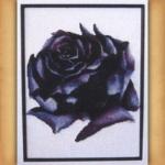 Dark Rose Cross Stitch Pattern - SIW-683