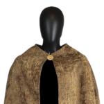 Golden Brown Half-Circle Cloak with Pockets - CLK-272